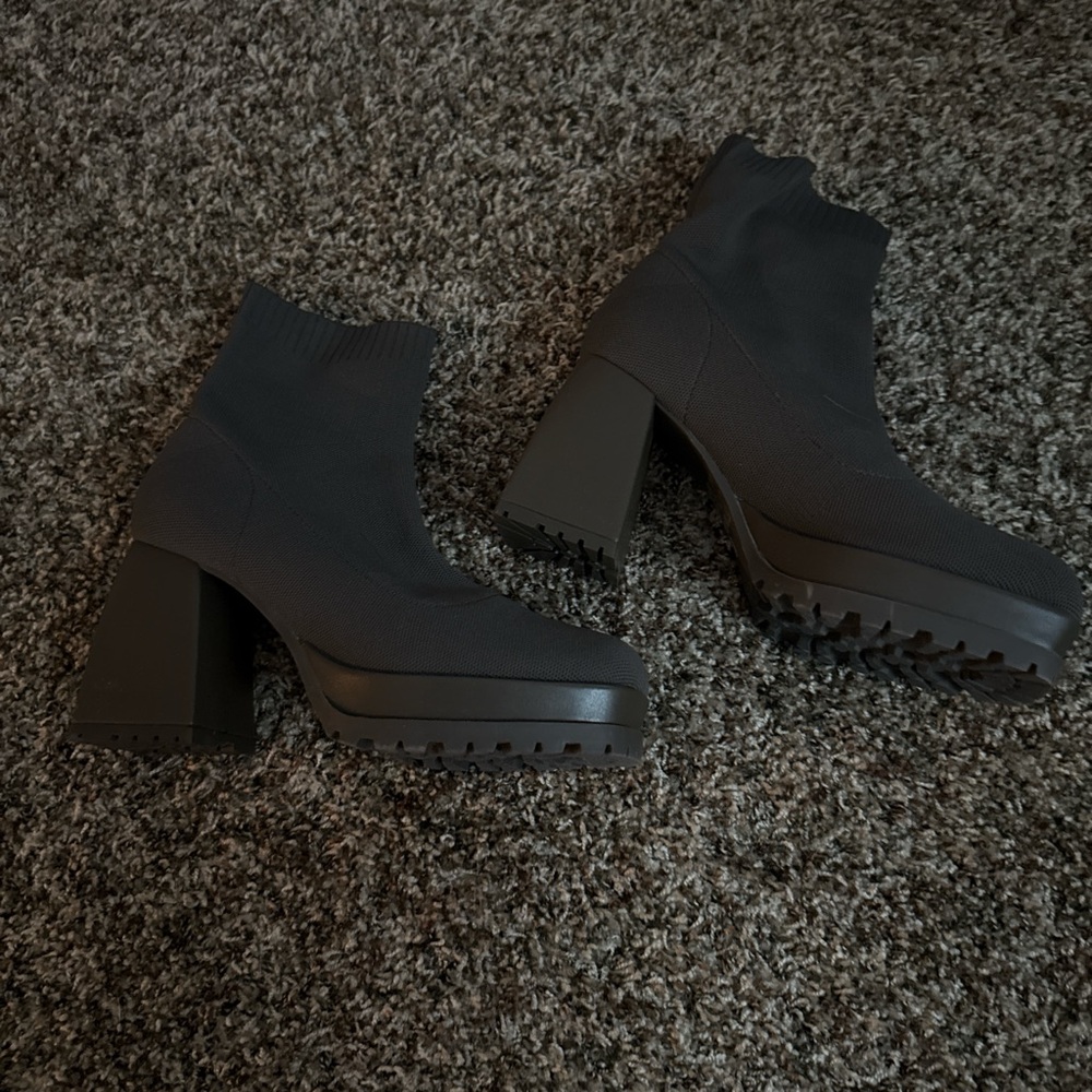 Chic Black Women's Combat Boots